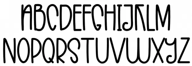 SWEET LETTER フォント 大文字