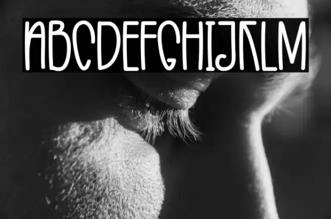 SWEET LETTER Font examples