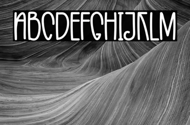 SWEET LETTER Font examples