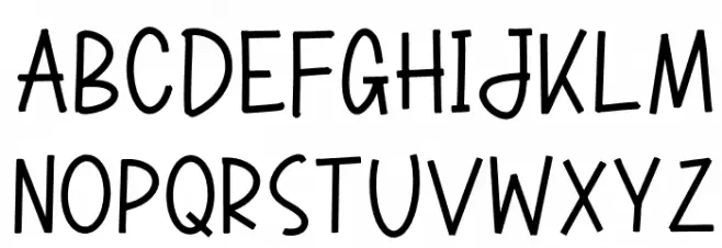 SWEET MARKER Font Litere mari