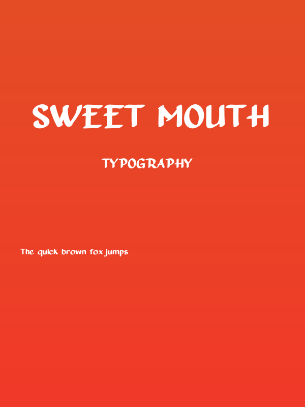 SWEET MOUTH Poster