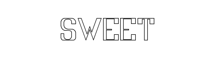 SWEET  免费字体下载
