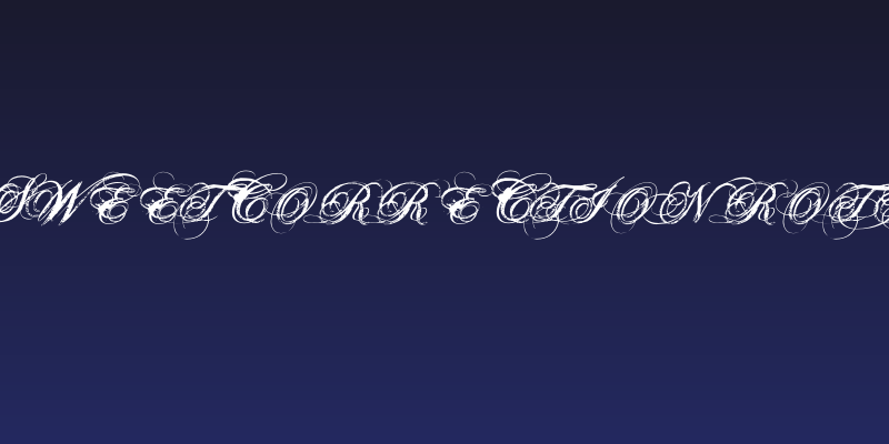 SWEETCORRECTION ROTH Social Header