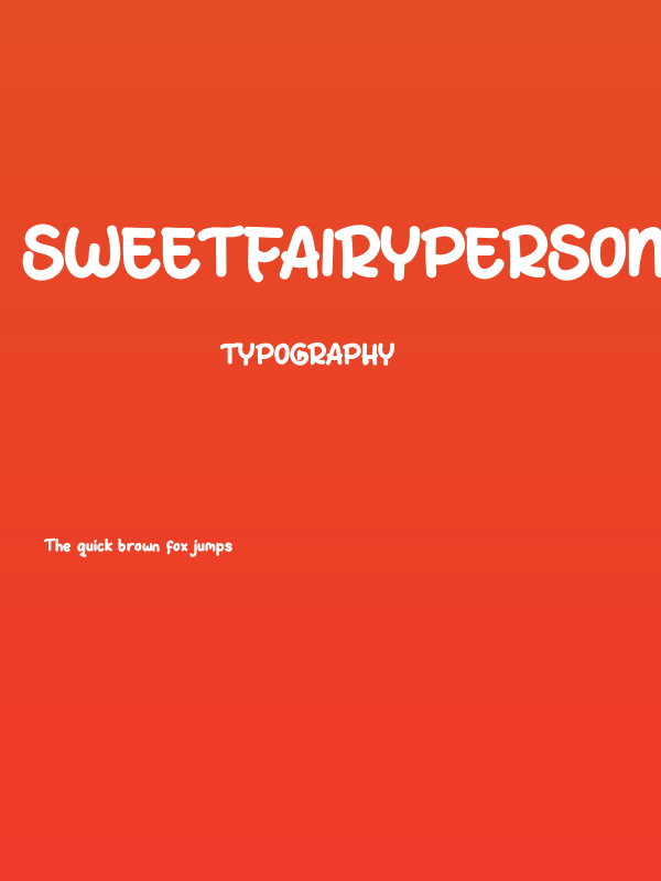 SWEETFAIRYPERSONALUSE Poster