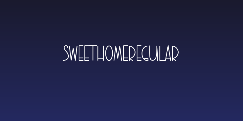 SWEETHOMERegular Social Header