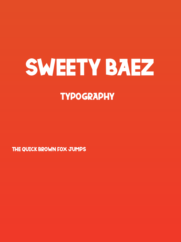 SWEETY BAEZ Poster
