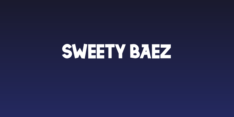 SWEETY BAEZ Social Header