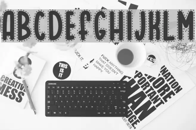 SWEETY CHEESE Font examples