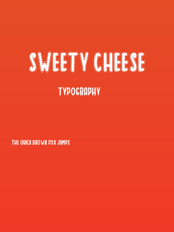 SWEETY CHEESE Poster