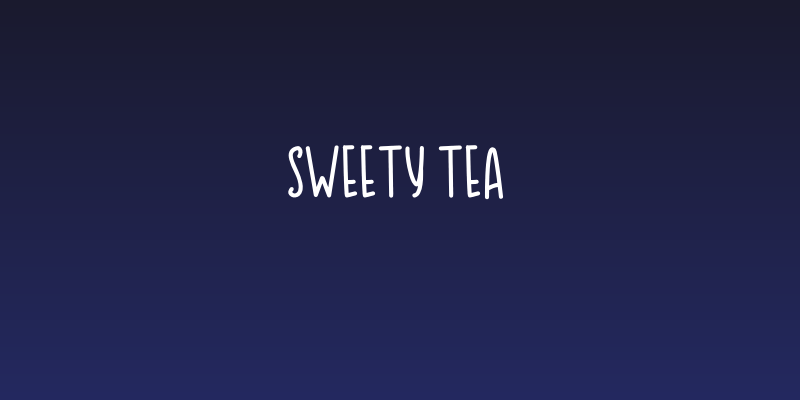 SWEETY TEA Social Header