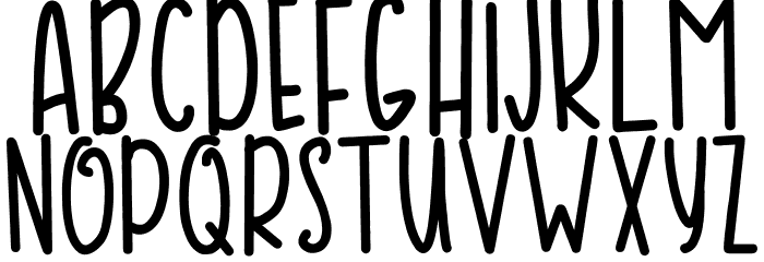 SWEETY TEA Font LOWERCASE