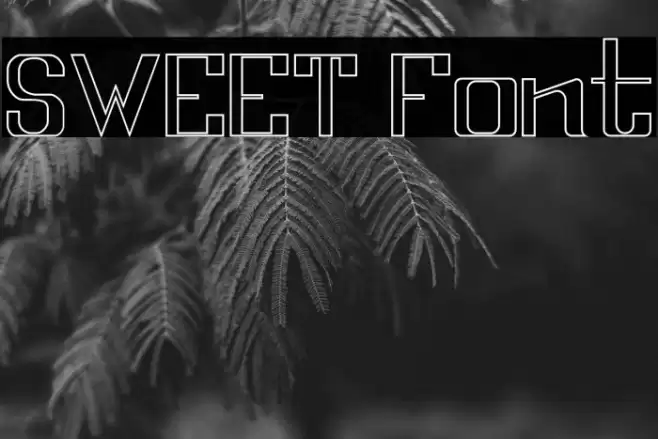 SWEET Font examples