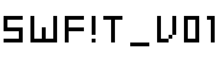 SWF!T_v01 Font