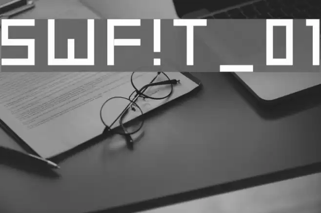 SWF!T_v01 Font examples