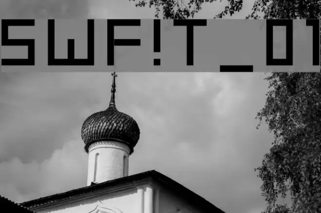 SWF!T_v01 Font examples