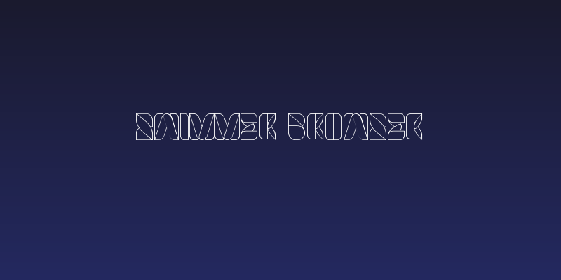 SWIMMER BROWSER Social Header