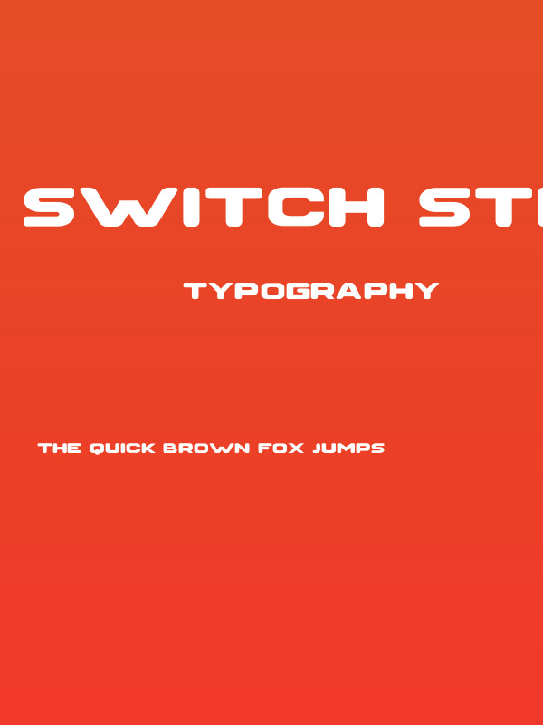 SWITCH STRECTH Poster