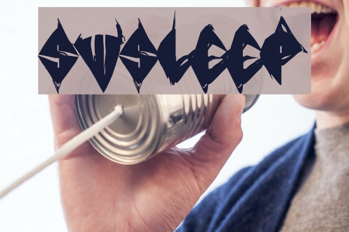 SWSleep Font examples