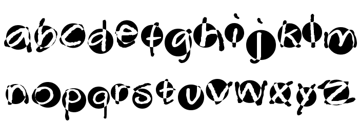 Swabba Font LOWERCASE