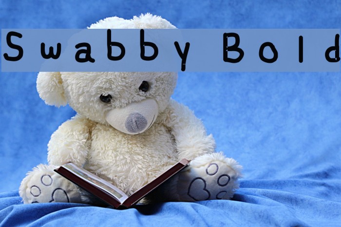 Swabby Bold Font examples