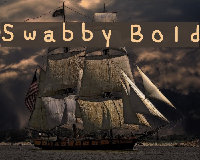 Swabby Bold Font examples