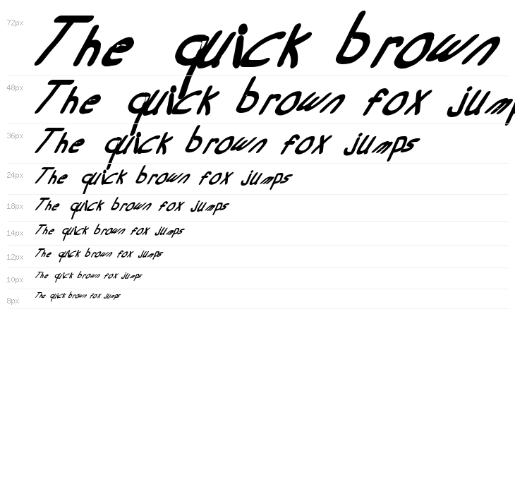 Swabby Condensed Bold Italic Waterfall