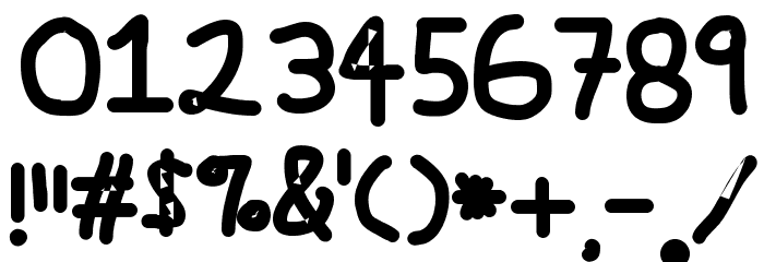 Swabby Condensed Bold Font OTHER CHARS
