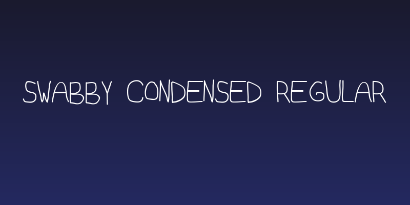 Swabby Condensed Regular Social Header