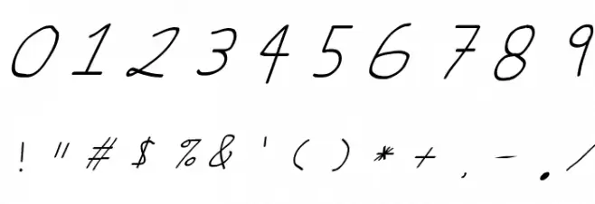 Swabby Italic Font OTHER CHARS