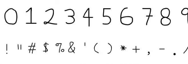 Swabby Font OTHER CHARS