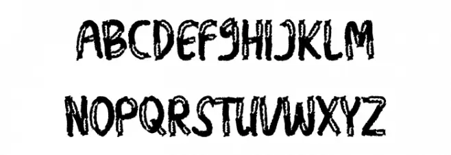 Swag Ghost Demo फ़ॉन्ट लोअरकेस