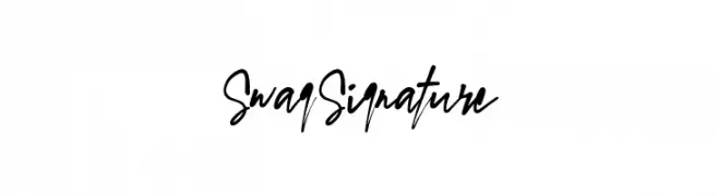 SwagSignature  baixar fontes gratis
