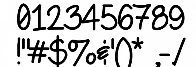 Swagger Font OTHER CHARS