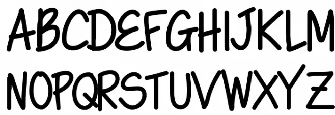 Swagger Schriftart Groß