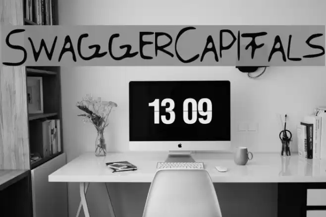 SwaggerCapitals Font examples