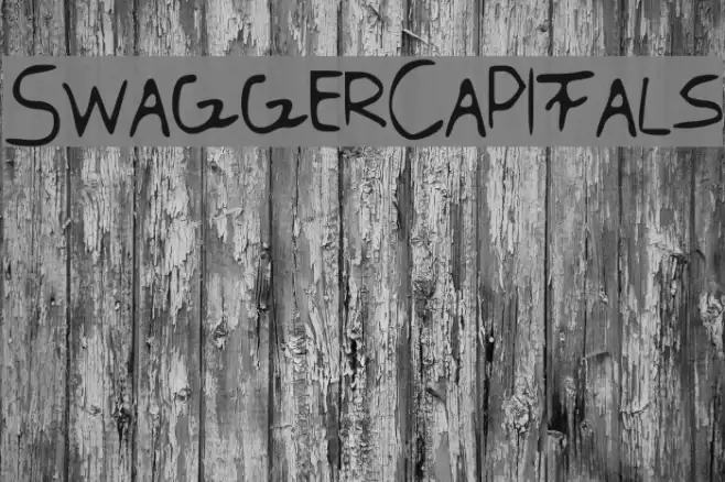 SwaggerCapitals Font examples