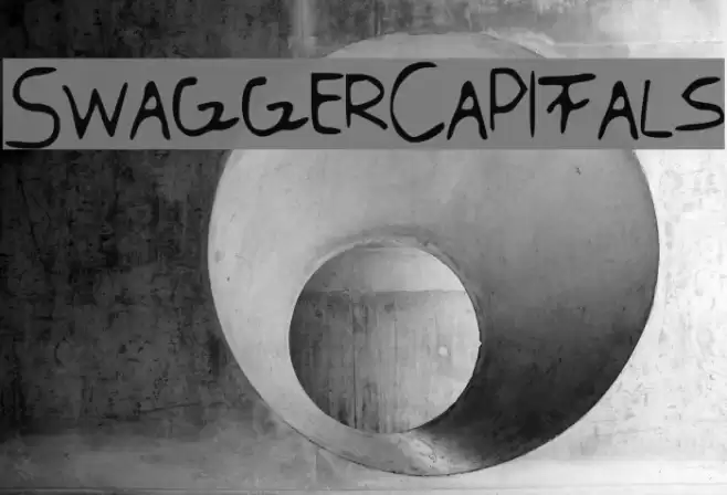 SwaggerCapitals Font examples