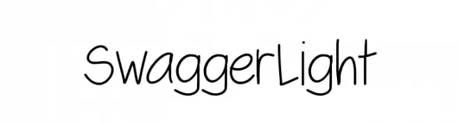 SwaggerLight  Free Fonts Download