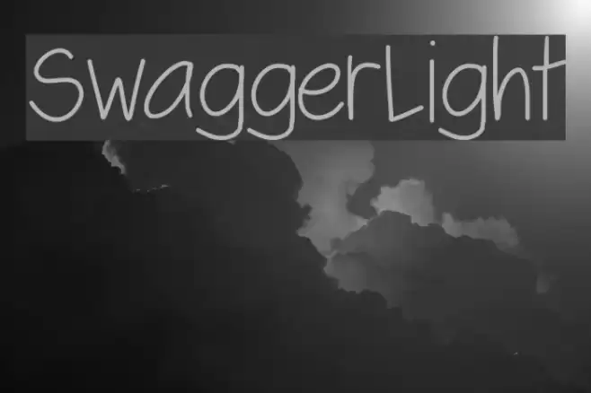 SwaggerLight Font examples