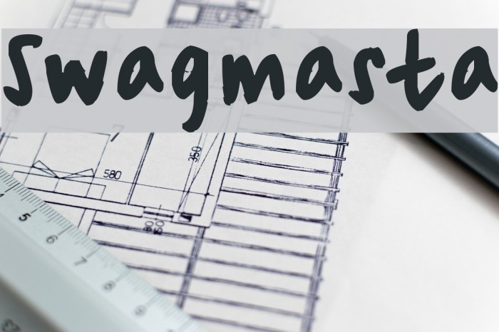 Swagmasta Font examples