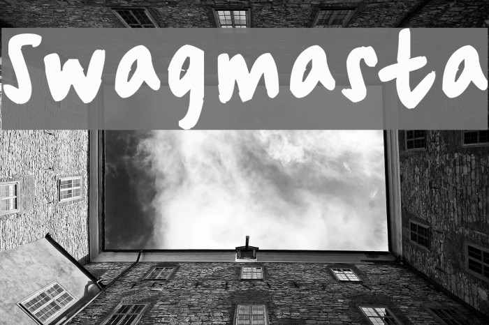 Swagmasta Font examples