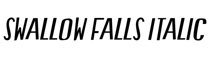 Swallow Falls Italic  नि: शुल्क फ़ॉन्ट्स डाउनलोड