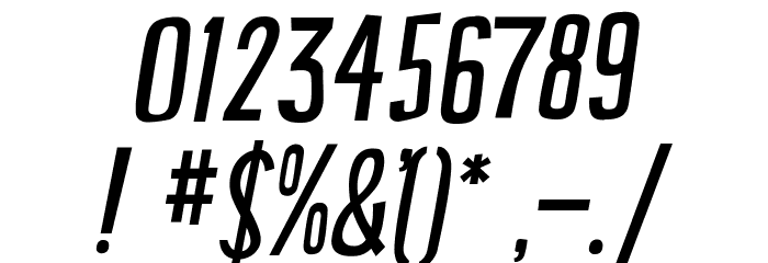Swallow Falls Italic Font OTHER CHARS