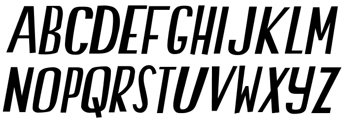 Swallow Falls Italic Font LOWERCASE