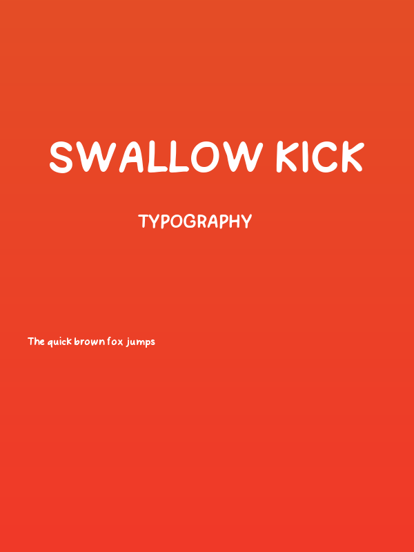 Swallow Kick Poster
