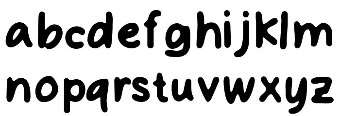 Swallow Kick Font LOWERCASE