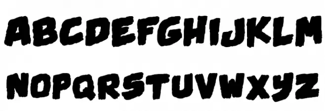Swamp Black Шрифта ВЕРХНИЙ