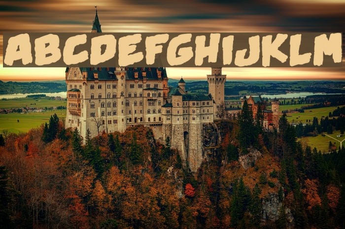 Swamp Black Font examples