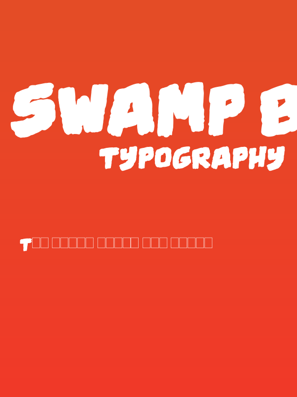 Swamp Black Poster