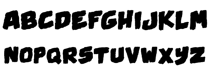 Swamp Black Font LOWERCASE